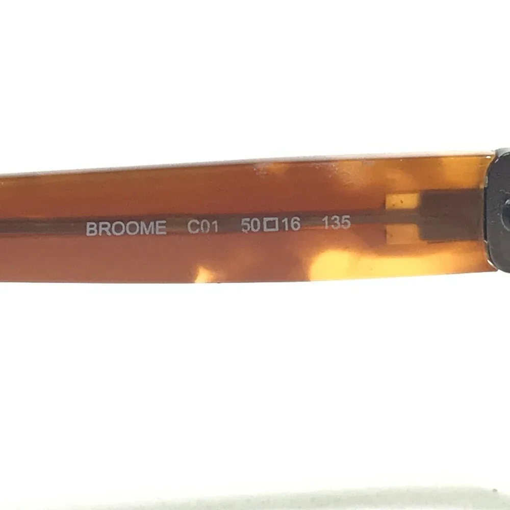 Nicole Miller Eyeglasses Frames BROOME C01 Brown Tortoise Thick Rim 50-16-135